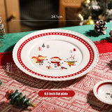 Exquisite Ceramic Christmas Tableware Kitchen Essentials