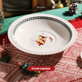 Exquisite Ceramic Christmas Tableware Kitchen Essentials