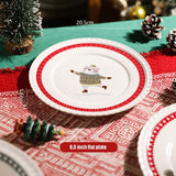 Exquisite Ceramic Christmas Tableware Kitchen Essentials