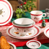 Exquisite Ceramic Christmas Tableware Kitchen Essentials