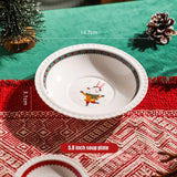 Exquisite Ceramic Christmas Tableware Kitchen Essentials