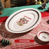 Exquisite Ceramic Christmas Tableware Kitchen Essentials