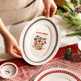 Exquisite Ceramic Christmas Tableware Kitchen Essentials