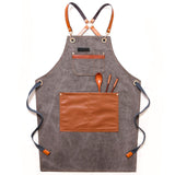 Fashion Canvas Unisex Kitchen Aprons Kitchen Essentials