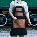 Fashion Canvas Unisex Kitchen Aprons Kitchen Essentials