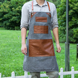 Fashion Canvas Unisex Kitchen Aprons Kitchen Essentials