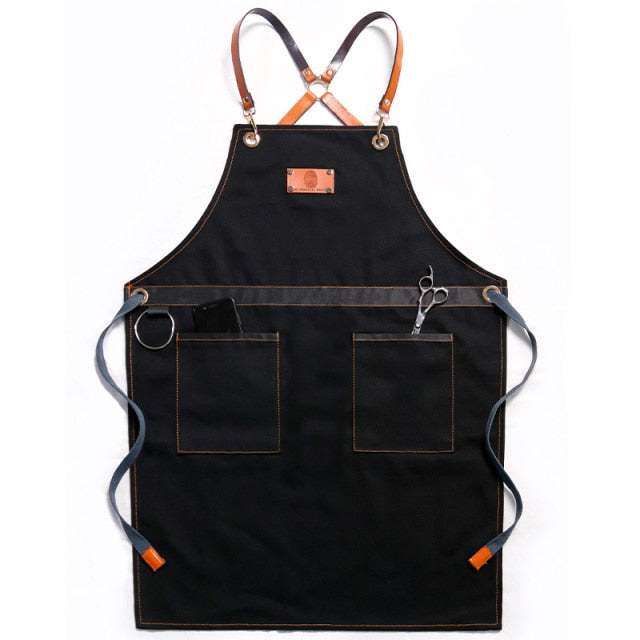 Fashion Canvas Unisex Kitchen Aprons Kitchen Essentials