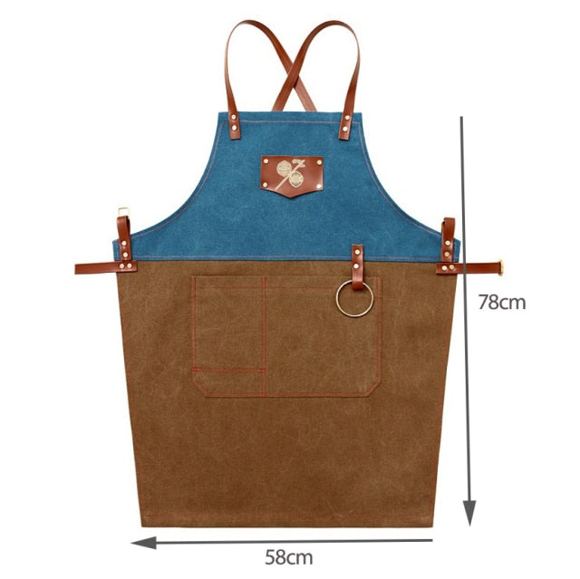 Fashion Canvas Unisex Kitchen Aprons Kitchen Essentials