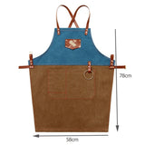 Fashion Canvas Unisex Kitchen Aprons Kitchen Essentials