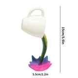 Floating Coffee Cup Art Sculpture Kitchen Essentials