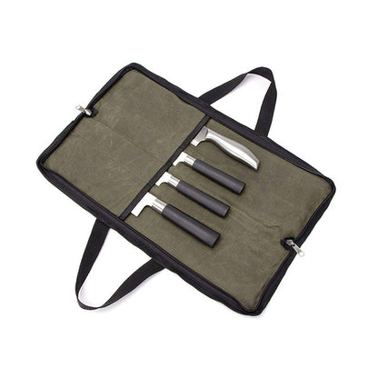 Foldable Chef Knife Roll Bag Kitchen Essentials