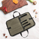 Foldable Chef Knife Roll Bag Kitchen Essentials