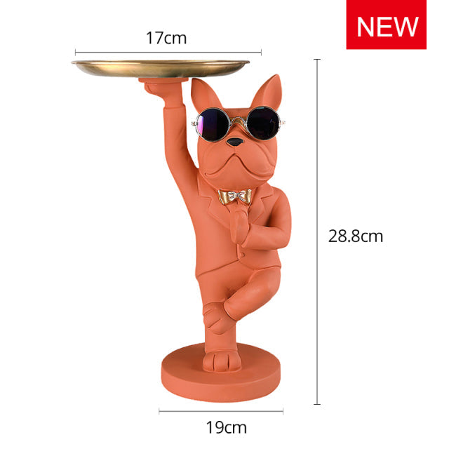 French Bulldog Sculpture Dog Statue Kitchen Essentials