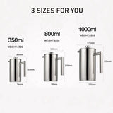 French Press Coffee Maker Stainless Steel Kitchen Essentials