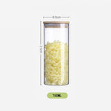 Glass Food Storage Jar With Bamboo Lid eprolo