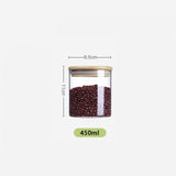 Glass Food Storage Jar With Bamboo Lid eprolo