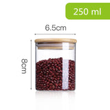 Glass Food Storage Jar With Bamboo Lid eprolo