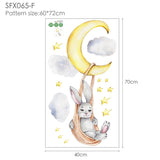 Animal Cartoon Wall Stickers For Kids Rooms Kitchen Essentials