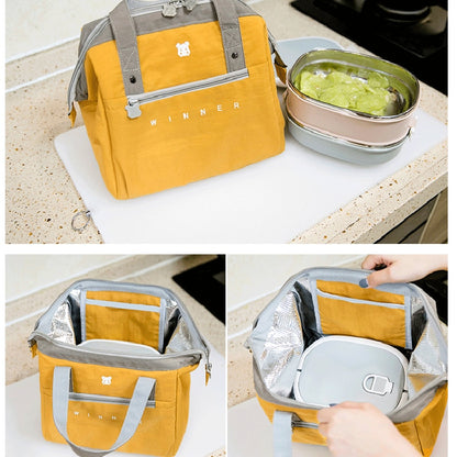 Thermal Insulated Lunch Box & Tote Cooler Bag Kitchen Essentials