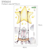 Animal Cartoon Wall Stickers For Kids Rooms Kitchen Essentials