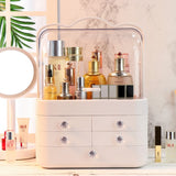 Scandi Style Makeup & Jewellery Organiser - Cosmetic Storage Box Kitchen Essentials