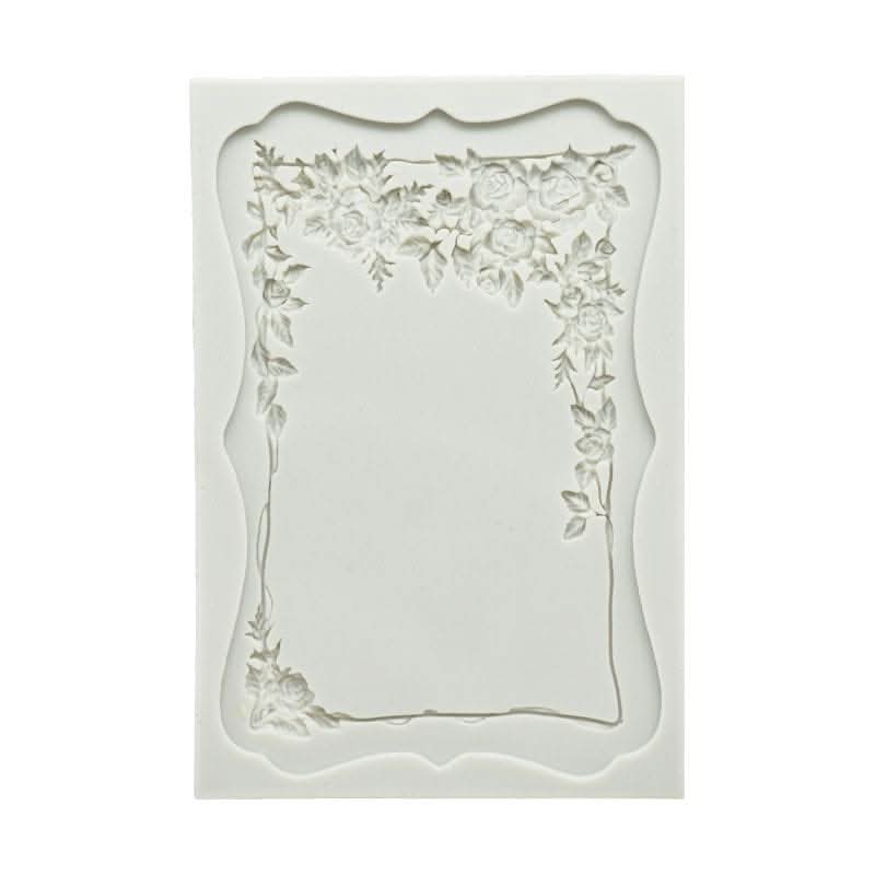 Vintage Silicone Photo Frame Cake Fondant Mold Kitchen Essentials