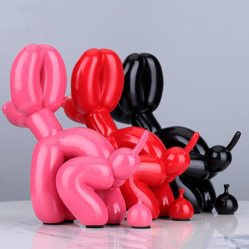 Resin Balloon Dog Statues Kitchen Essentials