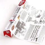 8M Vintage English Newspaper Baking Paper Kitchen Essentials