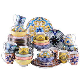Retro Dinnerware Set Kitchen Essentials