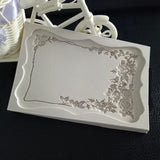 Vintage Silicone Photo Frame Cake Fondant Mold Kitchen Essentials
