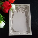 Vintage Silicone Photo Frame Cake Fondant Mold Kitchen Essentials