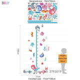 Space Rocket & Height Chart Wall Sticker Kitchen Essentials