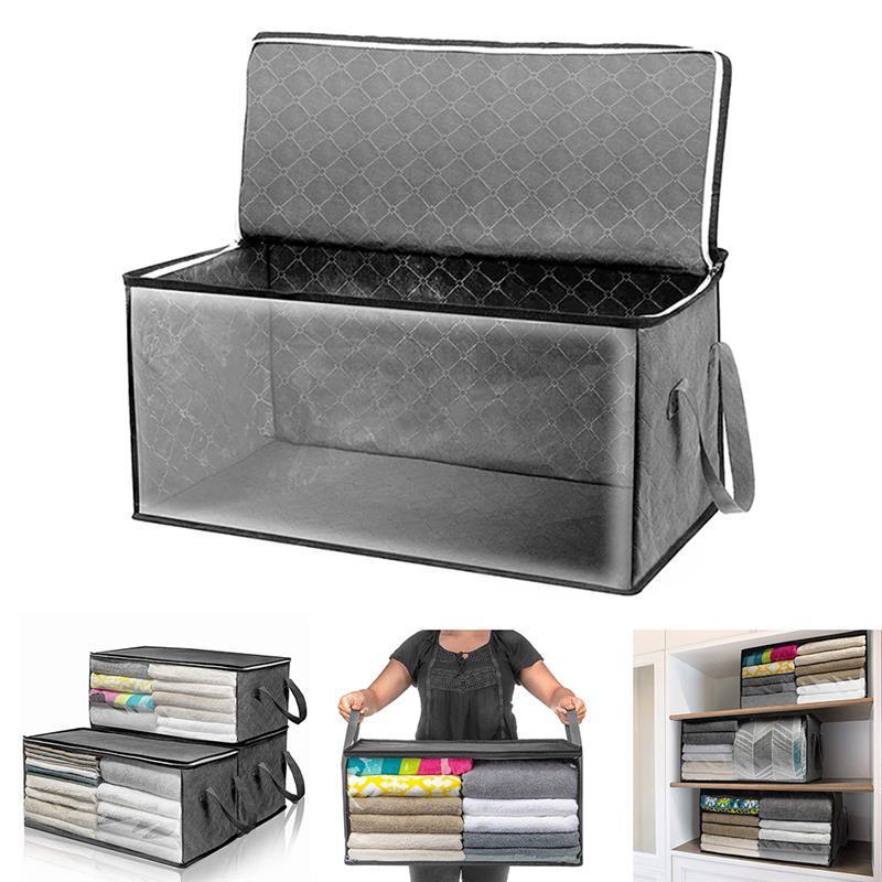 Foldable, Dustproof Ottoman Bed Storage Organiser Kitchen Essentials