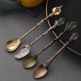 6Pcs/Set Retro, Vintage, Royal Style Carved Cutlery Kitchen Essentials
