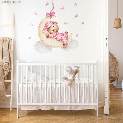 Animal Cartoon Wall Stickers For Kids Rooms Kitchen Essentials
