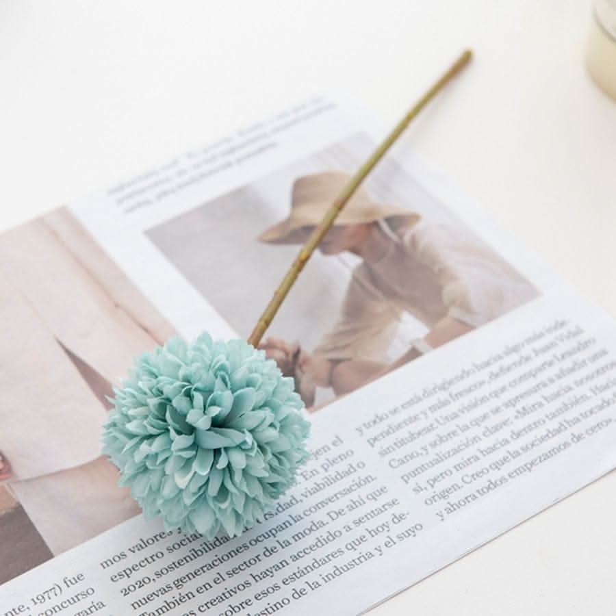 5Pcs Silk Ball Chrysanthemum Artificial Flowers Kitchen Essentials