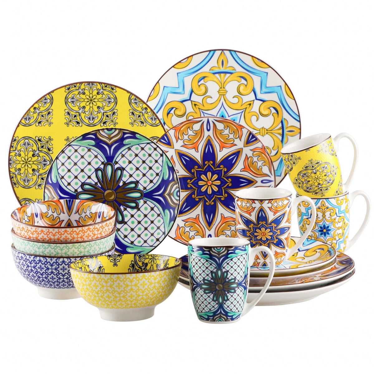 Retro Dinnerware Set Kitchen Essentials