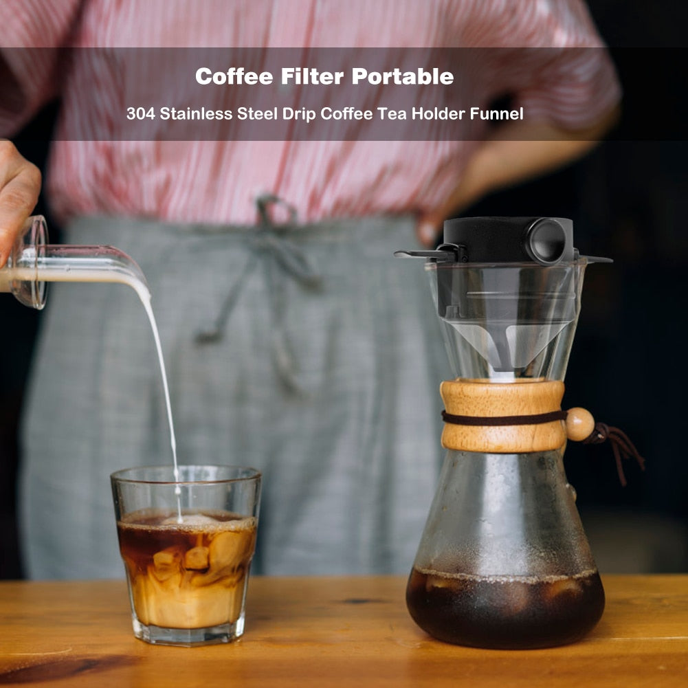 Foldable Portable Coffee Filter Kitchen Essentials