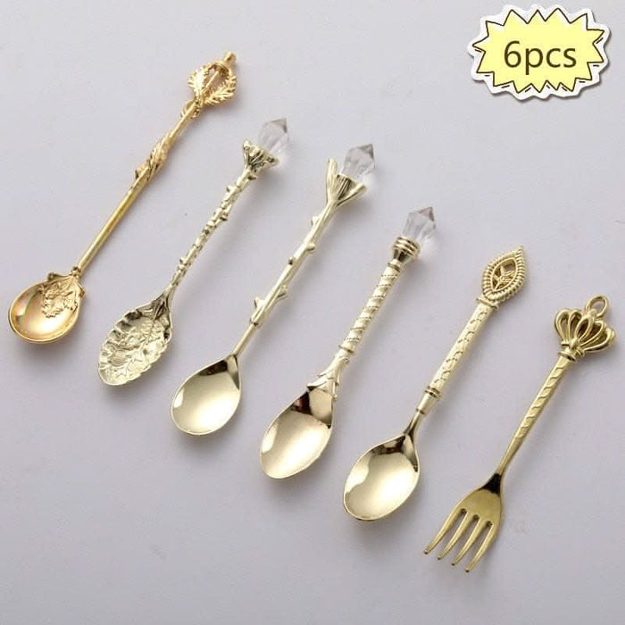 Royal Style European-Style Court Tableware - 6 Sets Kitchen Essentials