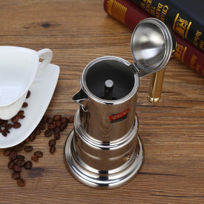 Stylish, Retro Stove Coffee Percolator Kitchen Essentials