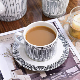 High-Grade Bone China Tableware - Cups & Saucers Kitchen Essentials