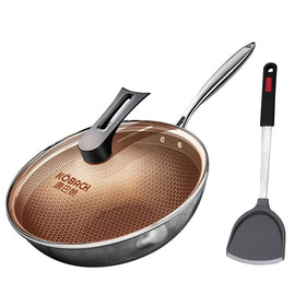 KOBACH kitchen wok 32cm nonstick pan Kitchen Essentials