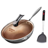 KOBACH kitchen wok 32cm nonstick pan Kitchen Essentials