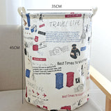 Kids Folding Laundry Basket Kitchen Essentials