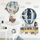 Kids Room Hot Air Balloon Wall Decals Kitchen Essentials
