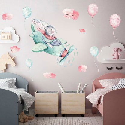 Kids Room Hot Air Balloon Wall Decals Kitchen Essentials