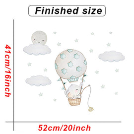 Kids Room Hot Air Balloon Wall Decals Kitchen Essentials