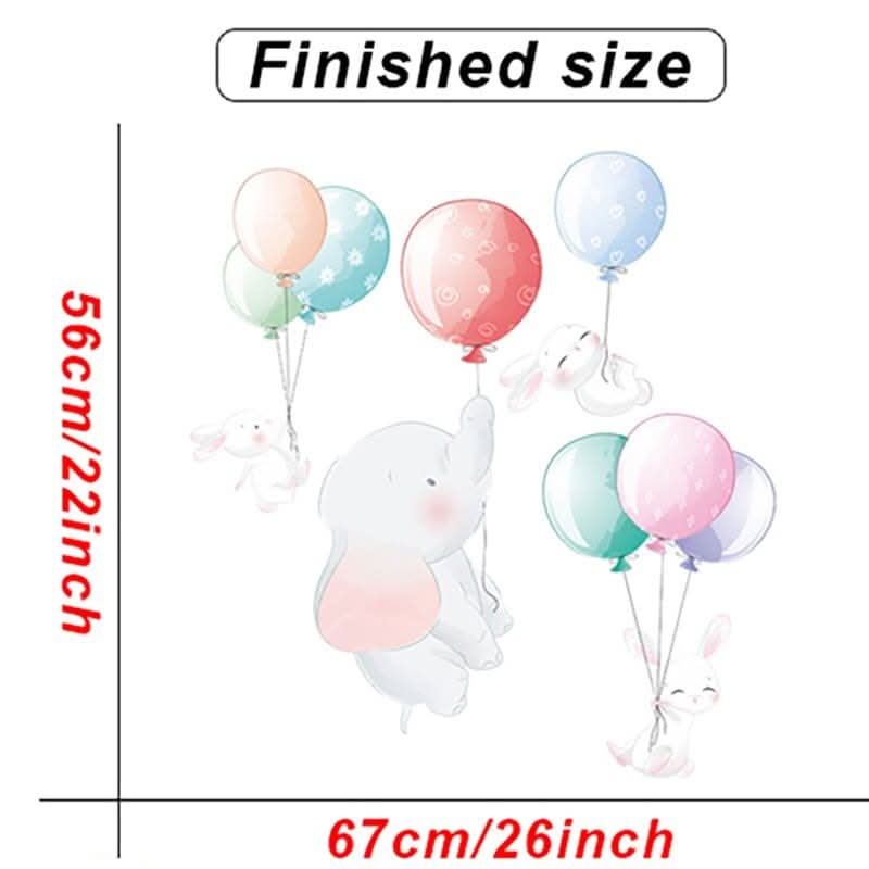 Kids Room Hot Air Balloon Wall Decals Kitchen Essentials