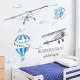 Kids Room Hot Air Balloon Wall Decals Kitchen Essentials
