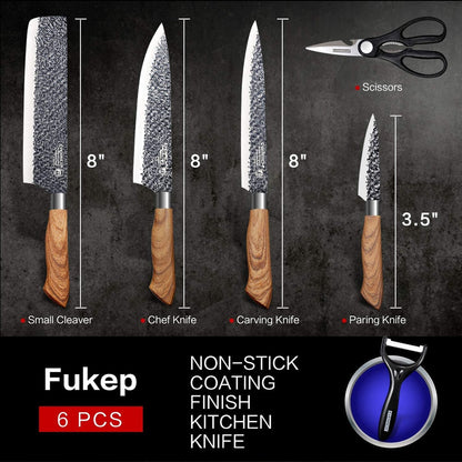 Kitchen Knives Set - Six Piece Set Kitchen Essentials
